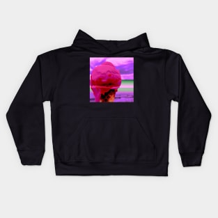 Raspberry ice cream Kids Hoodie